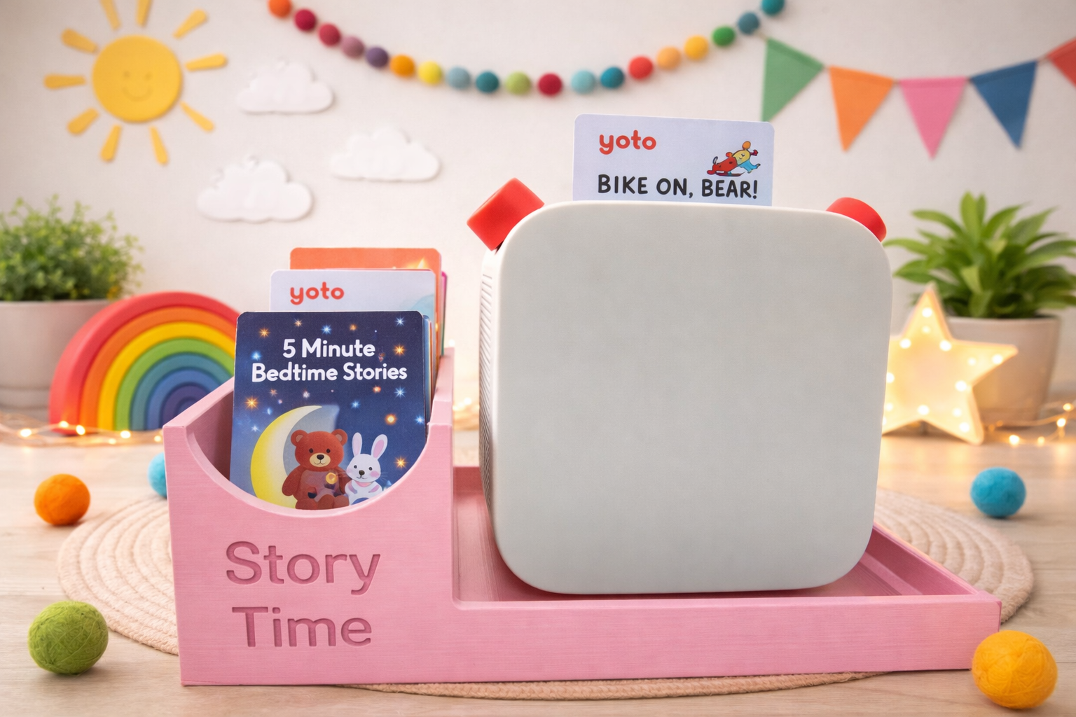 Yoto 2nd / 3rd Generation Docking Station Stand With Card Storage - Personalised