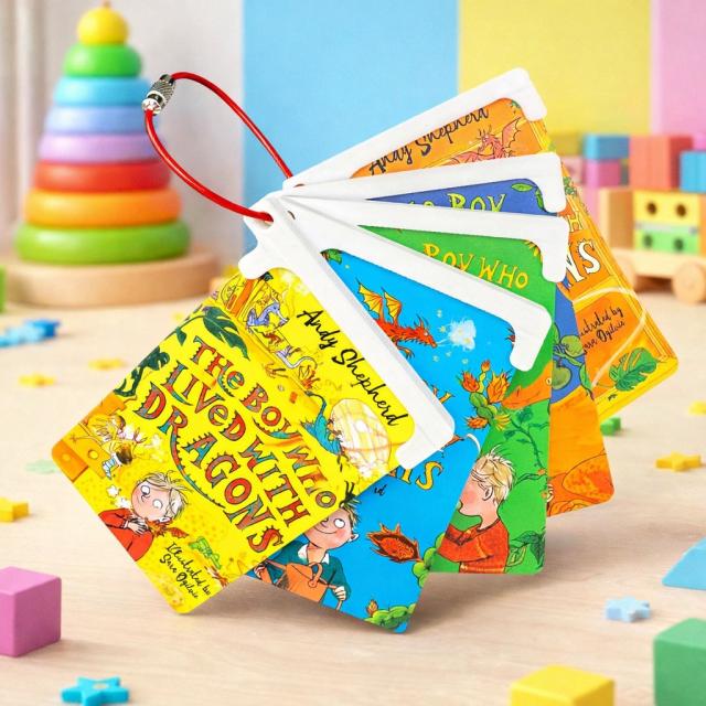 Yoto card tabs and keychain | Card storage