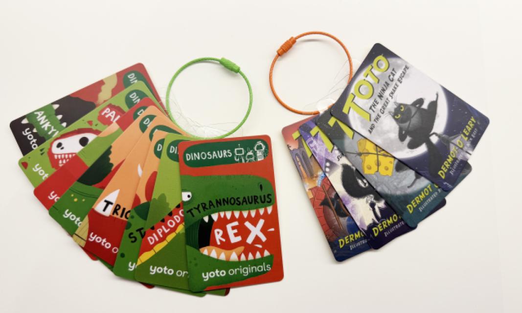 Yoto Card Storage Keyring Keychain With Tabs