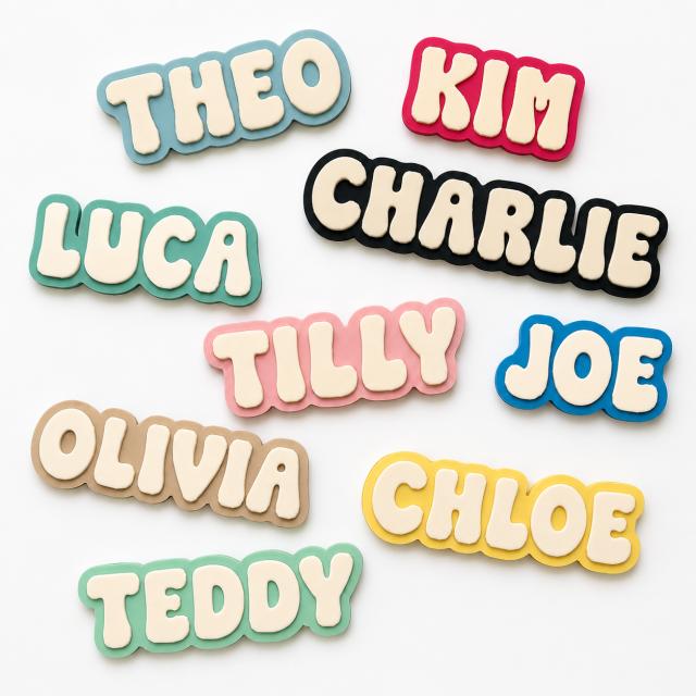 Personalised Name Magnet | Dual Colour 3D Printed Fridge Magnet | Custom Kids Name Magnet | Locker Magnet