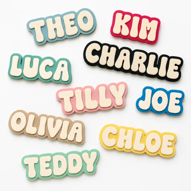 Personalised Name Magnet | Dual Colour 3D Printed Fridge Magnet | Custom Kids Name Magnet | Locker Magnet